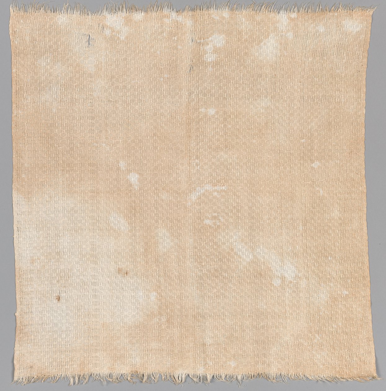 Weißes Leinenstück, ca. 1800 von Unbekannt