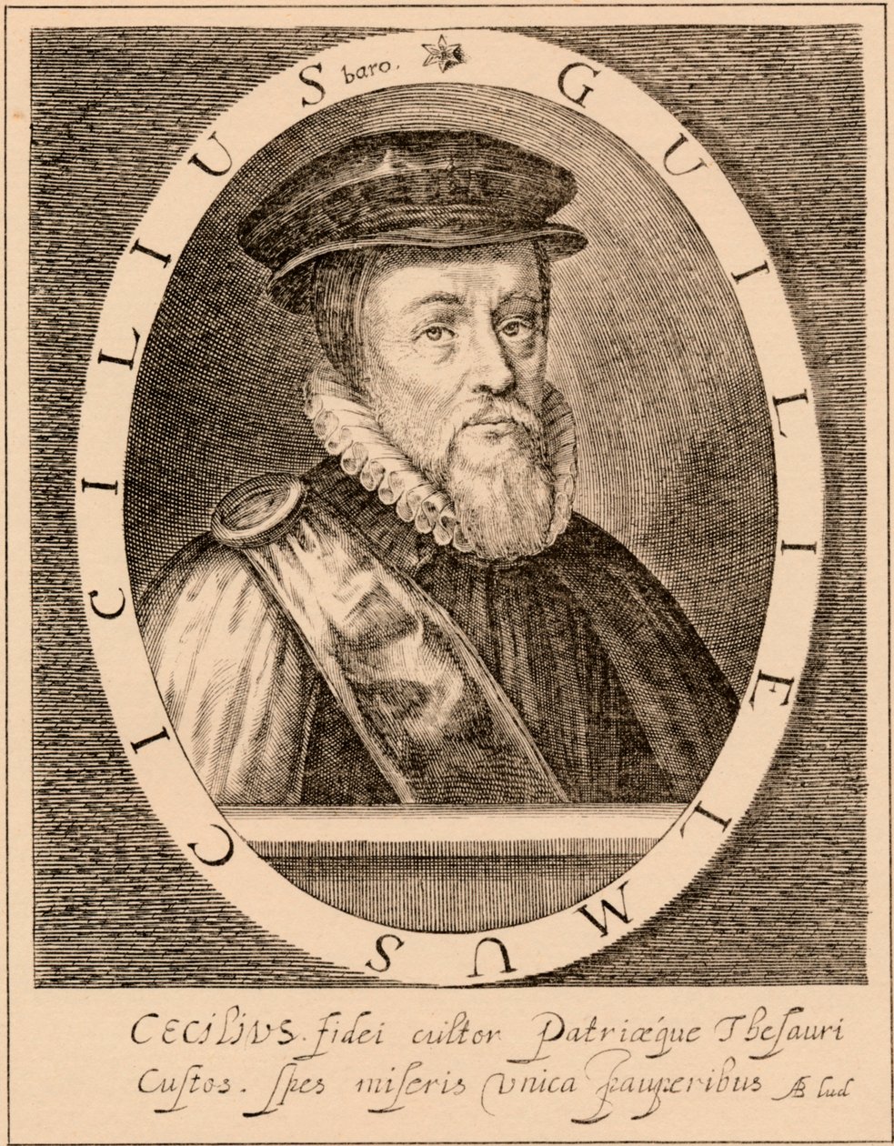 William Cecil, 1. Baron Burghley, englischer Staatsmann von Unbekannt