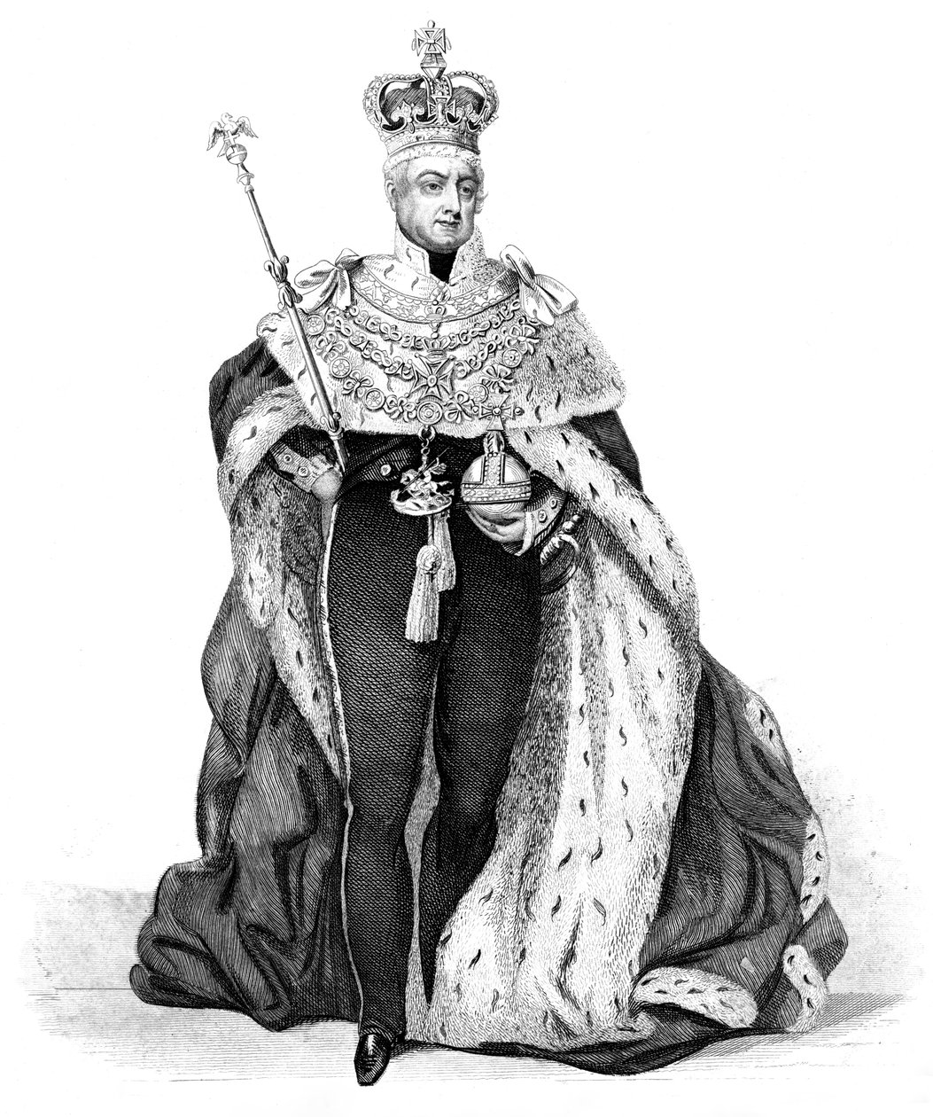 Wilhelm IV., König des Vereinigten Königreichs, 1837 von Unbekannt