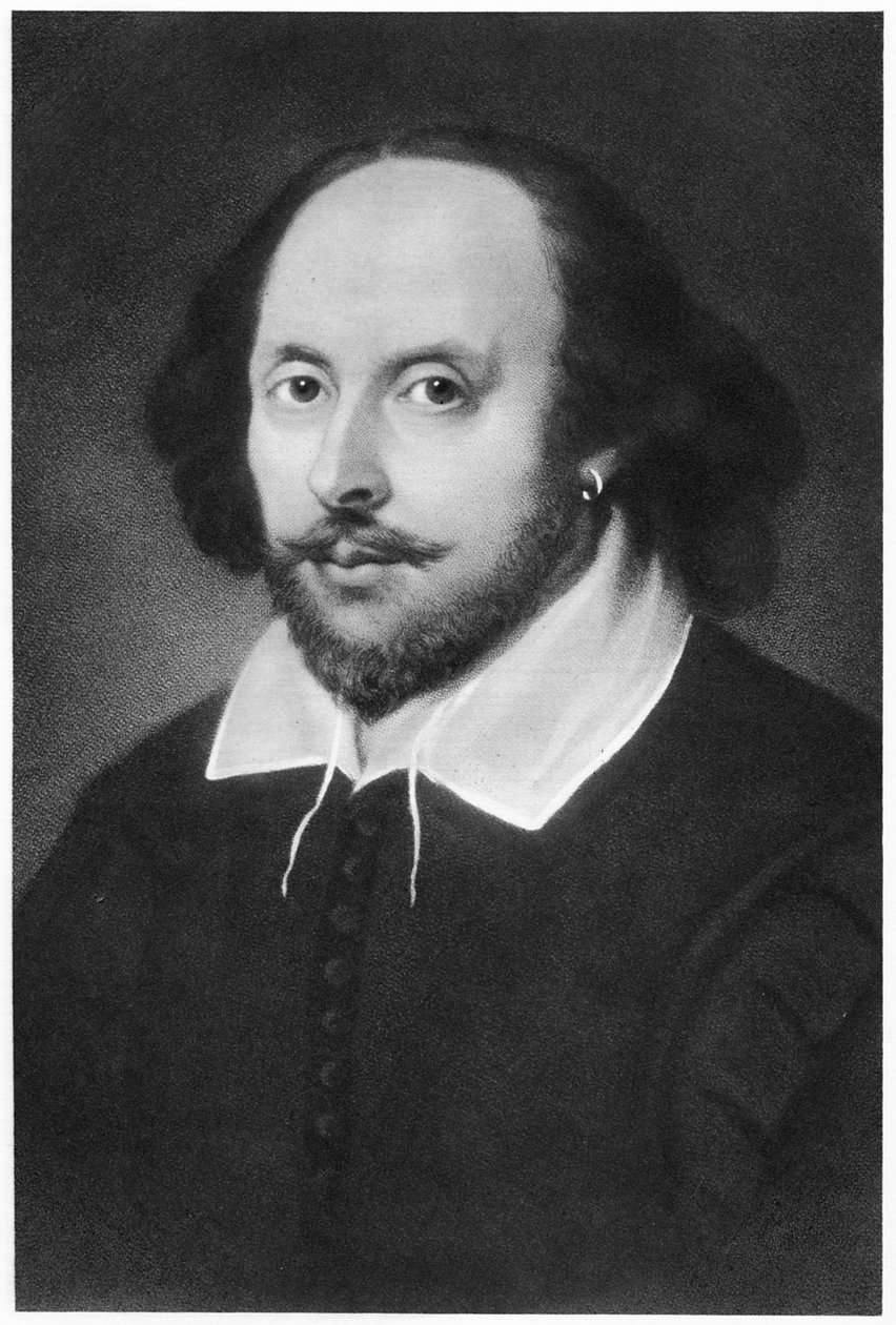 William Shakespeare, englischer Dramatiker, 19. Jahrhundert von Unbekannt