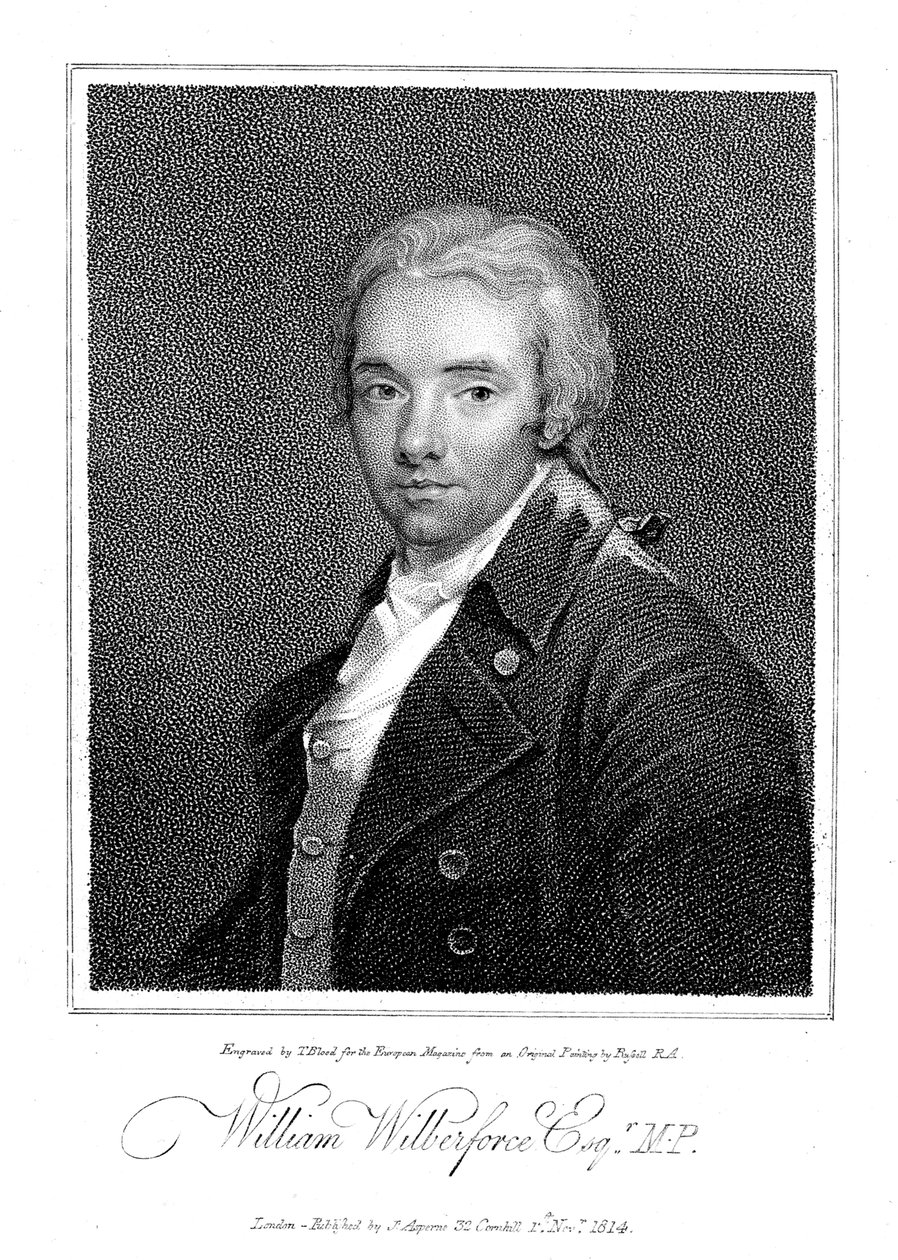 William Wilberforce, englischer Philanthrop und Anti-Sklaverei-Kämpfer, 1814 von Unbekannt