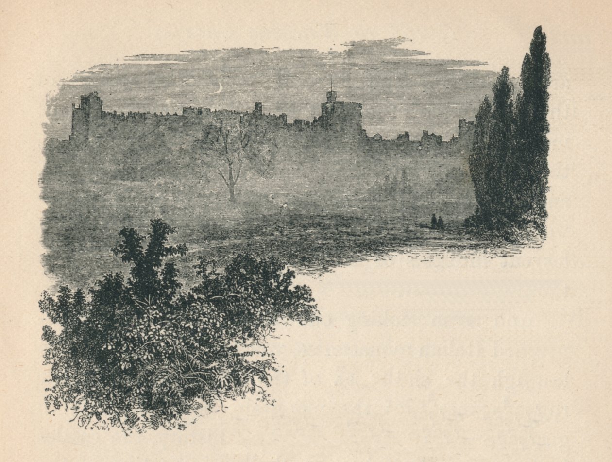 Windsor Castle vom Home Park, 1895 von Unbekannt