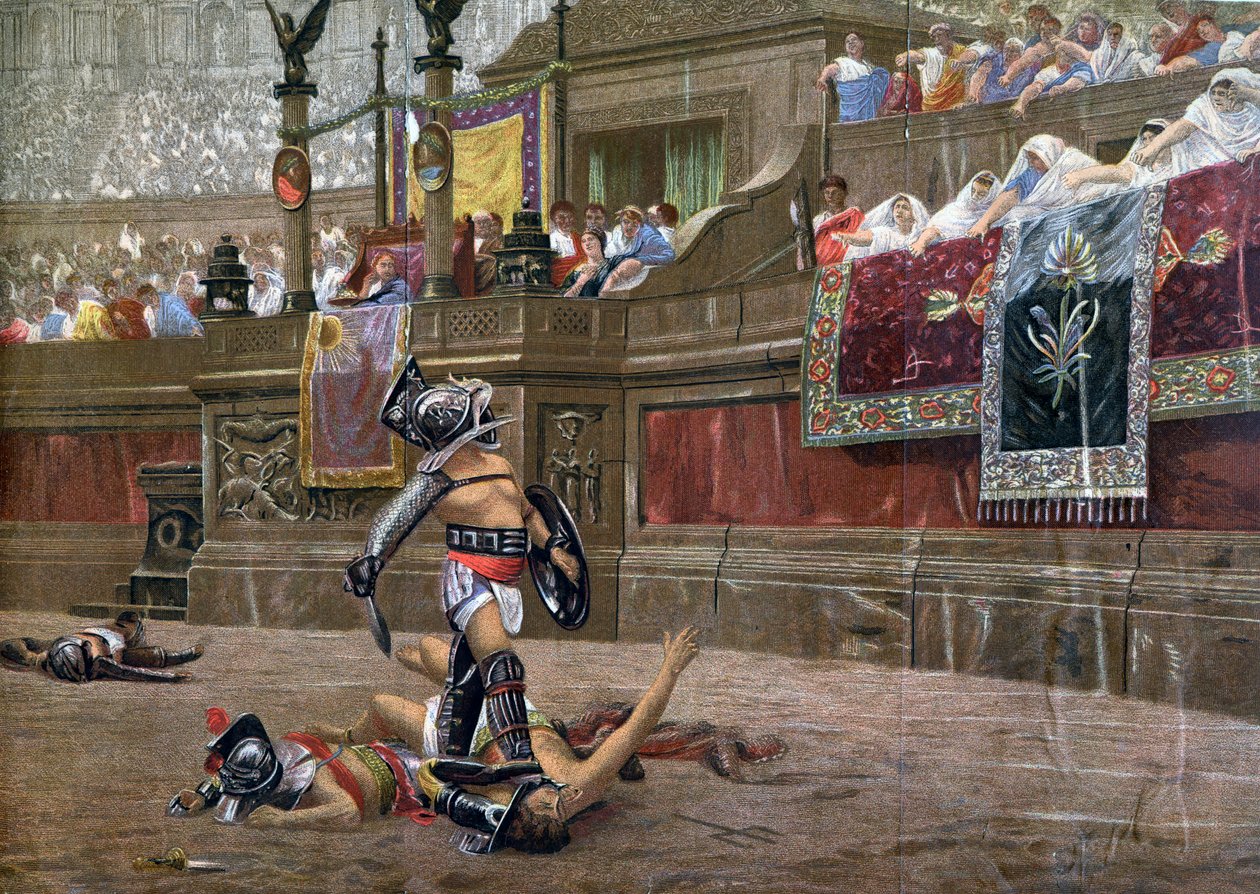 Mit einem gedrehten Daumen, Pollice Verso, 1872