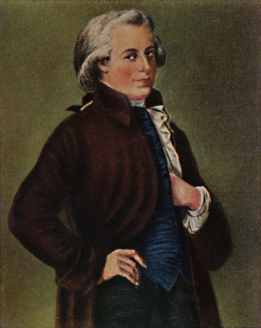 Wolfgang Amadeus Mozart 1756-1791 - Gemälde von Tischbein von Unbekannt