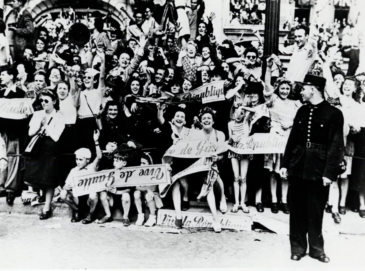 Zweiter Weltkrieg: Befreiung von Paris, 1944 von Unbekannt