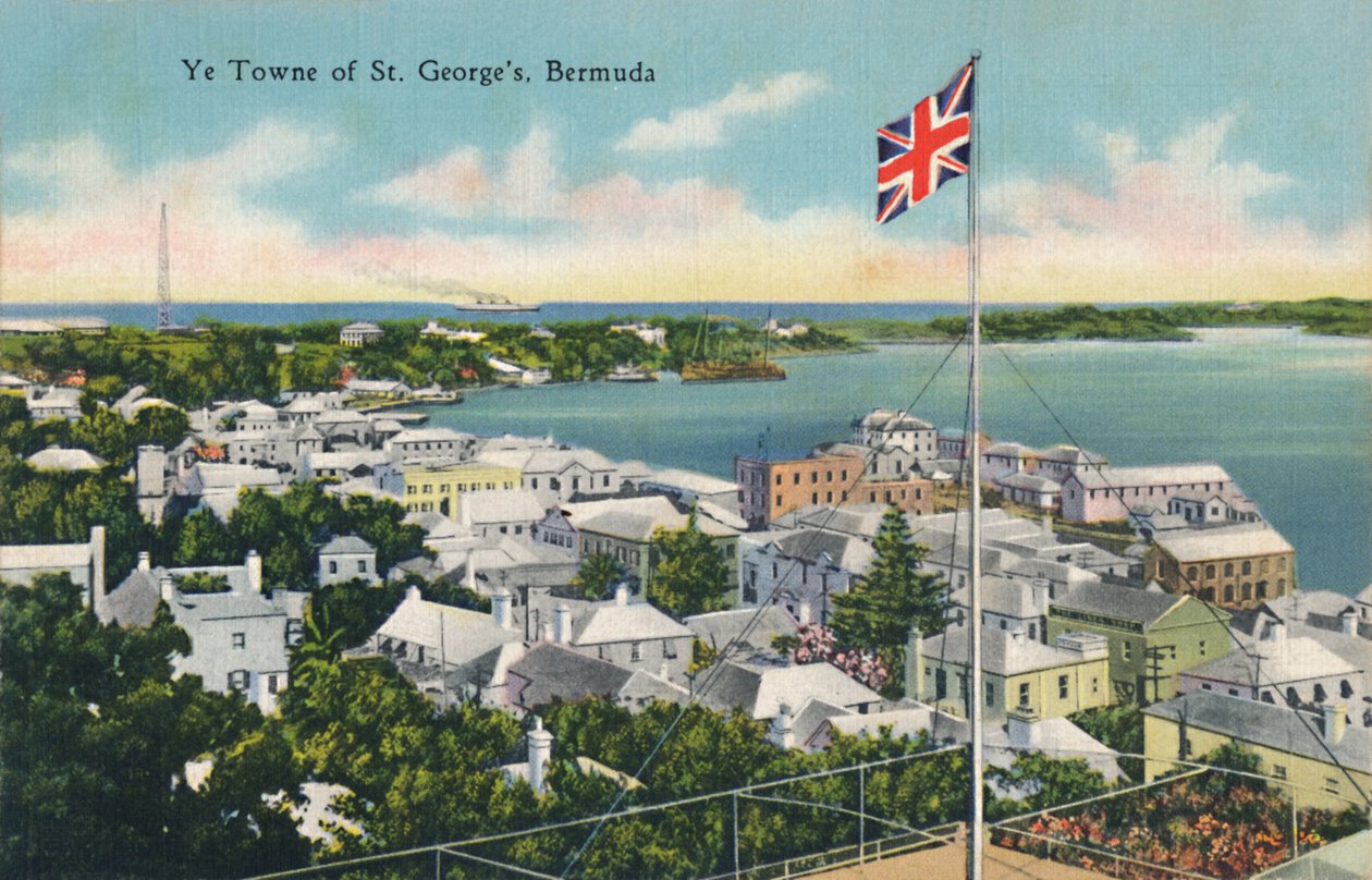 Die Stadt St. Georges, Bermuda, frühes 20. Jahrhundert von Unbekannt