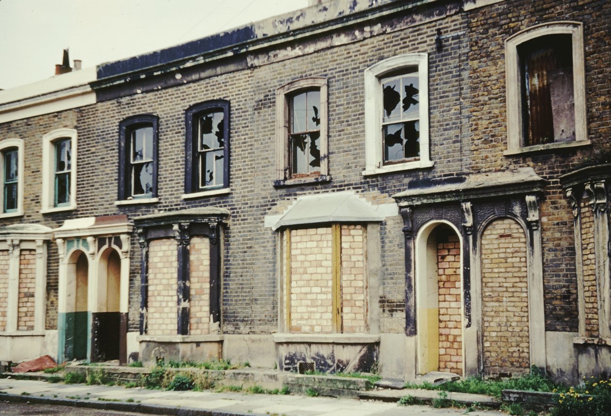 Zugemauerte Häuser, Camberwell, 1967 von Unbekannt Unbekannt