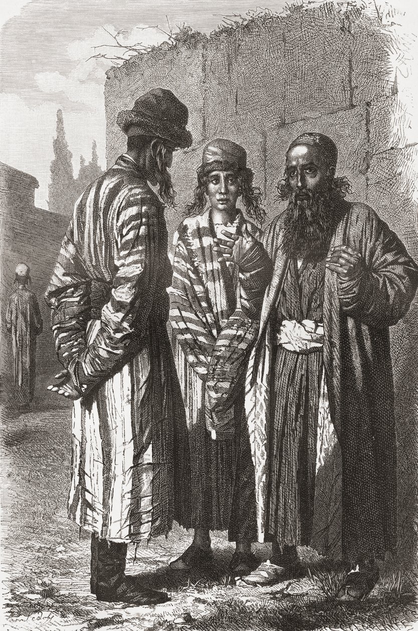 Juden von Taschkent, Hauptstadt von Usbekistan, Illustration aus 