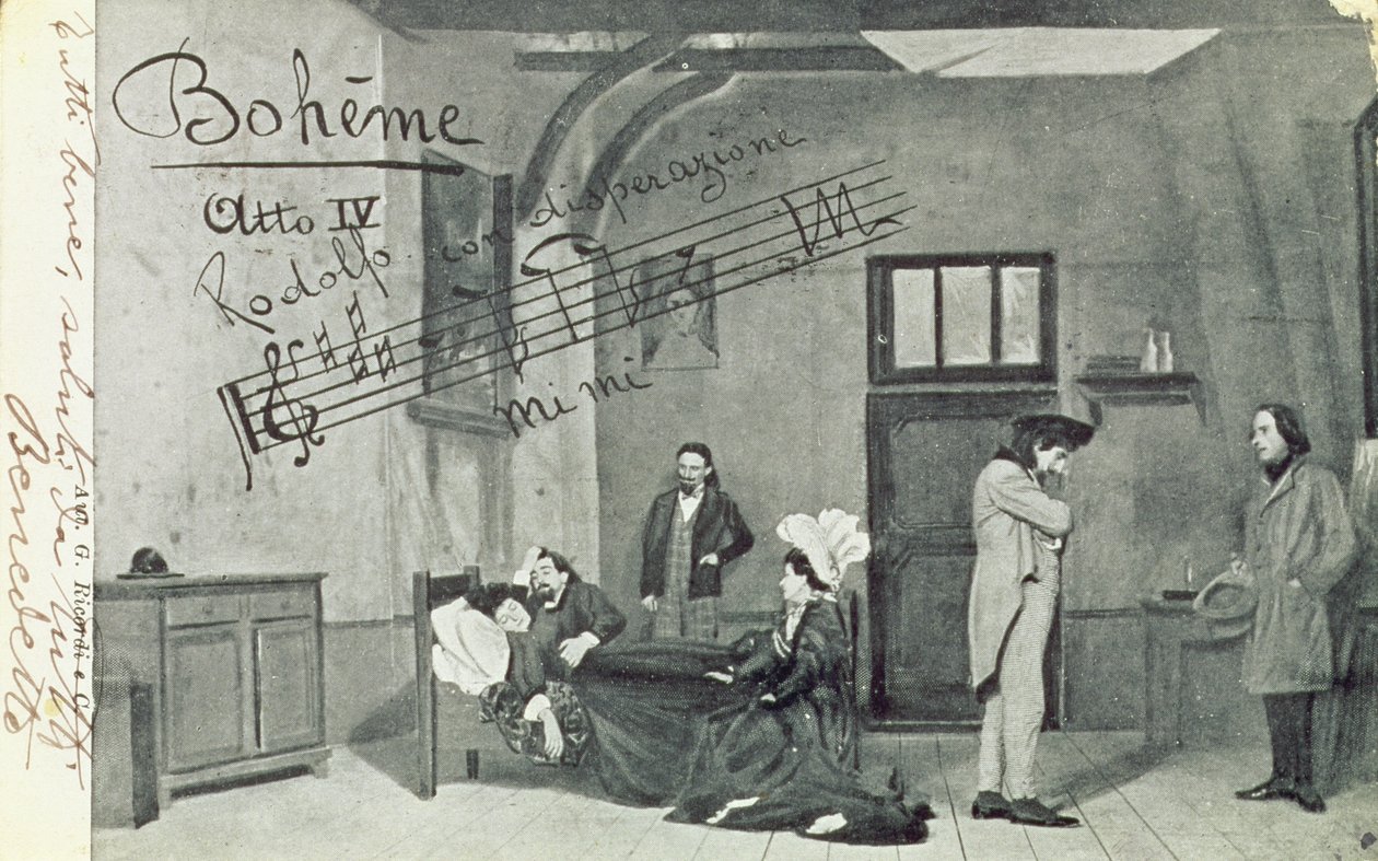 Szene aus Akt IV der Oper 