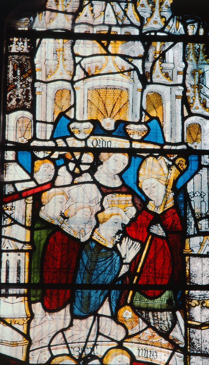 Die Sakramente - Priesterweihe (britisch, 15. Jahrhundert) von Unbekannt Unbekannt