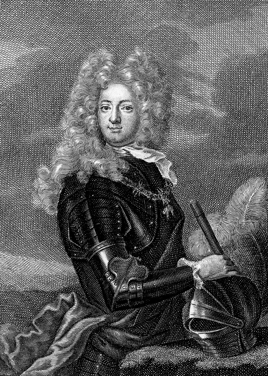 Adrien Maurice Graf von Ayen 1678-1766, 3. Herzog von Noailles (Gravur) von Unbekannter Künstler