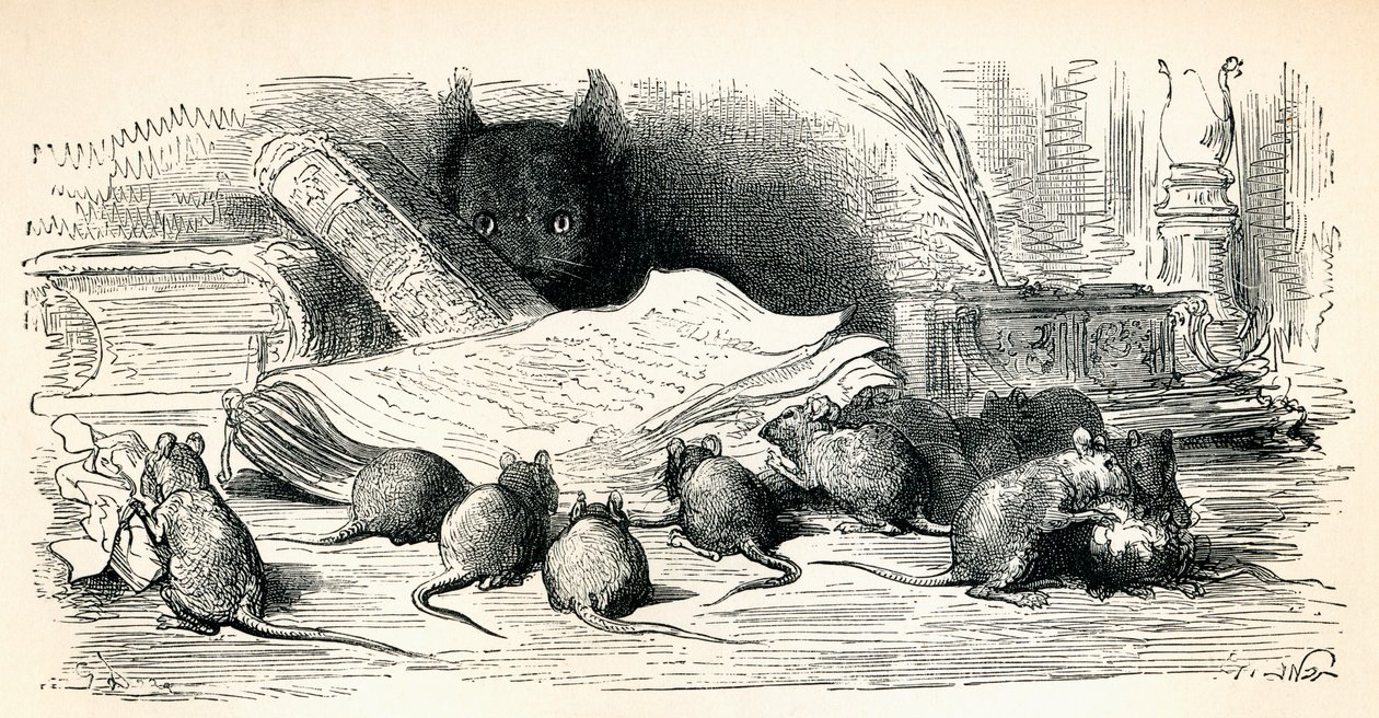Nach einem Werk von Gustave Doré aus 
