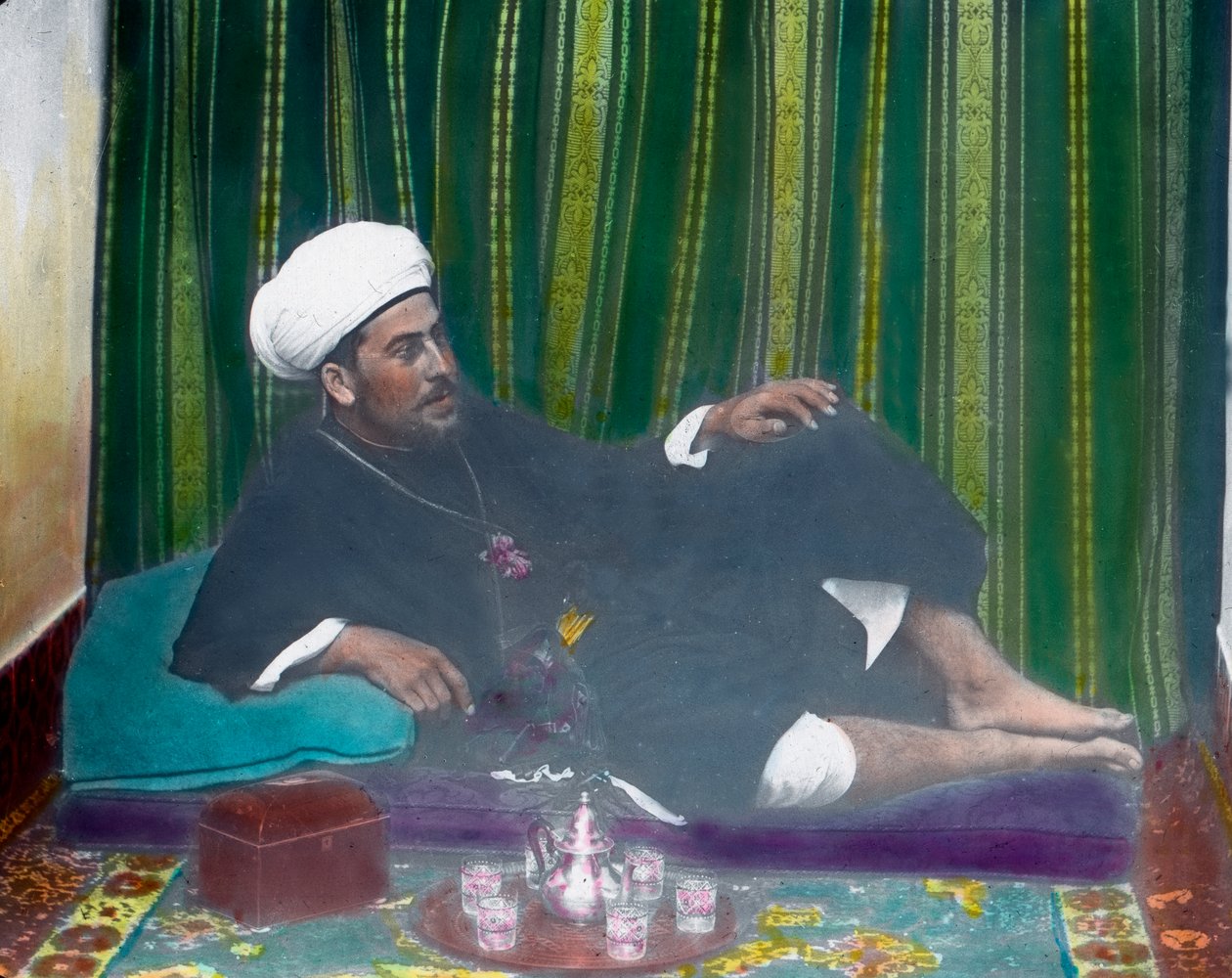Araber beim Tee von Unbekannter Künstler