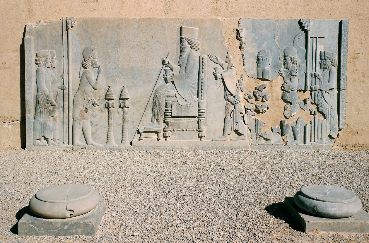 Basrelief der Nowruz-Audienz von Darius dem Großen von Benjamin Baud