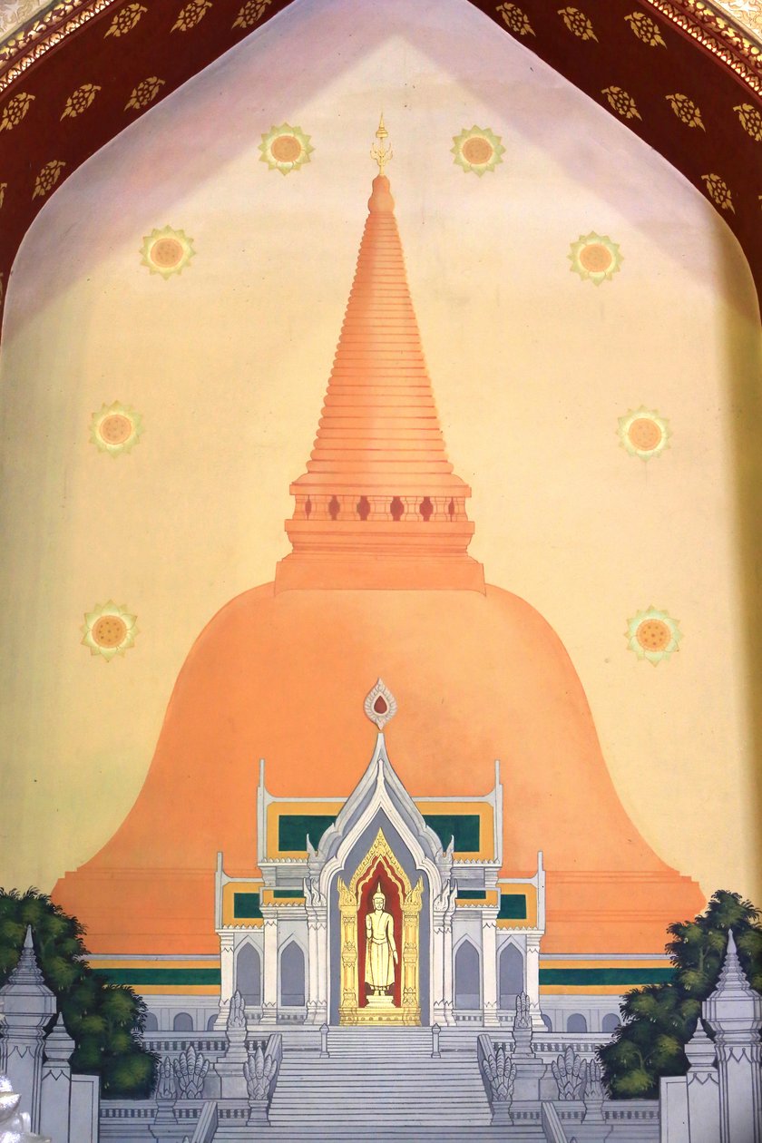 Buddha. Marmortempel. Wat Benchamabophit Dusitvanaram Ratchaworawiharn. 1899. Bangkok. Thailand von Unbekannt