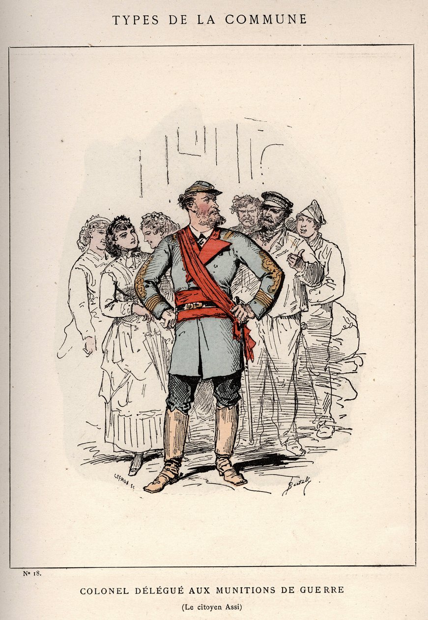 Commune de Paris: Kostüm eines Oberstdelegierten 