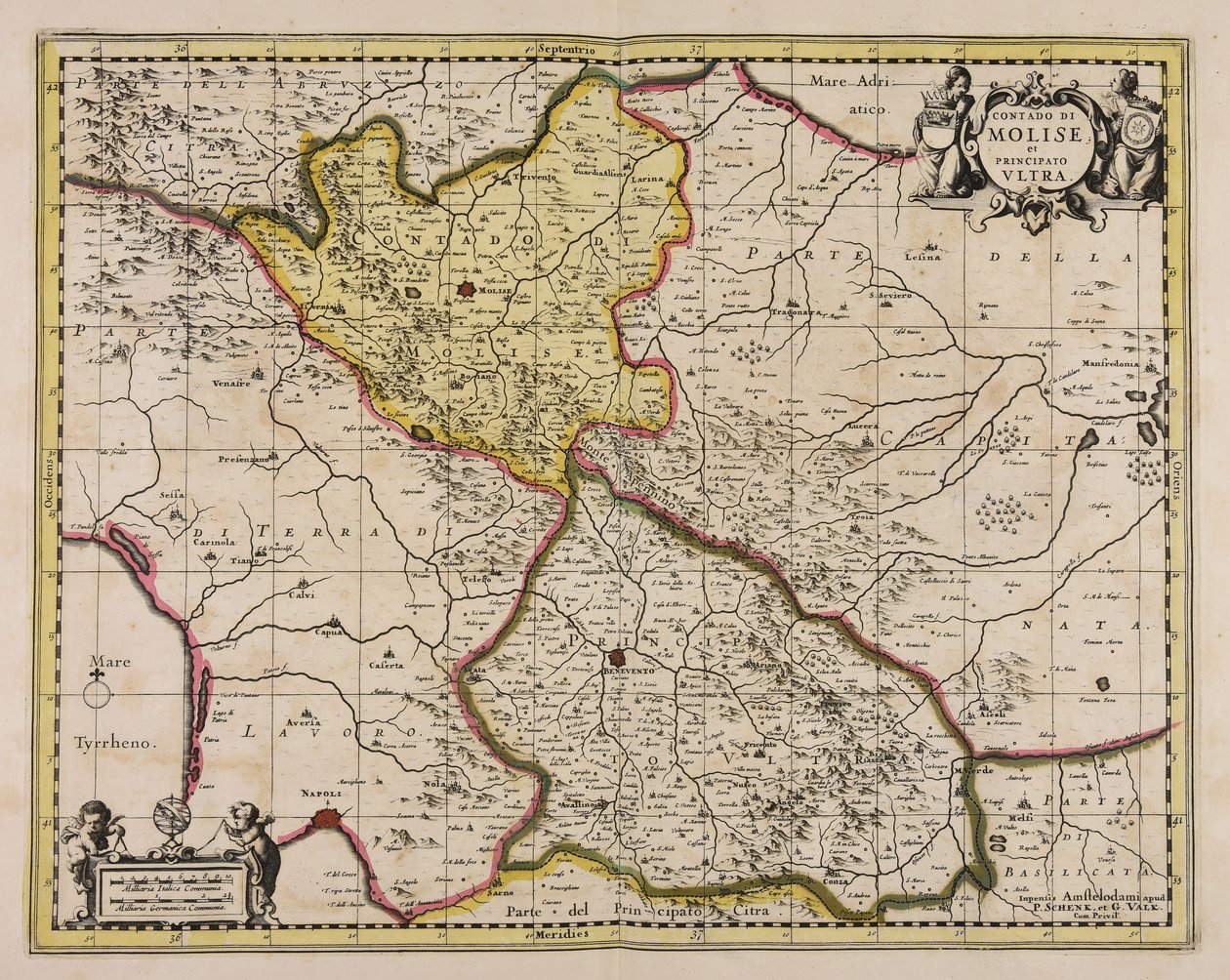 Grafschaft Molise und Fürstentum Vltra von Unbekannter Künstler