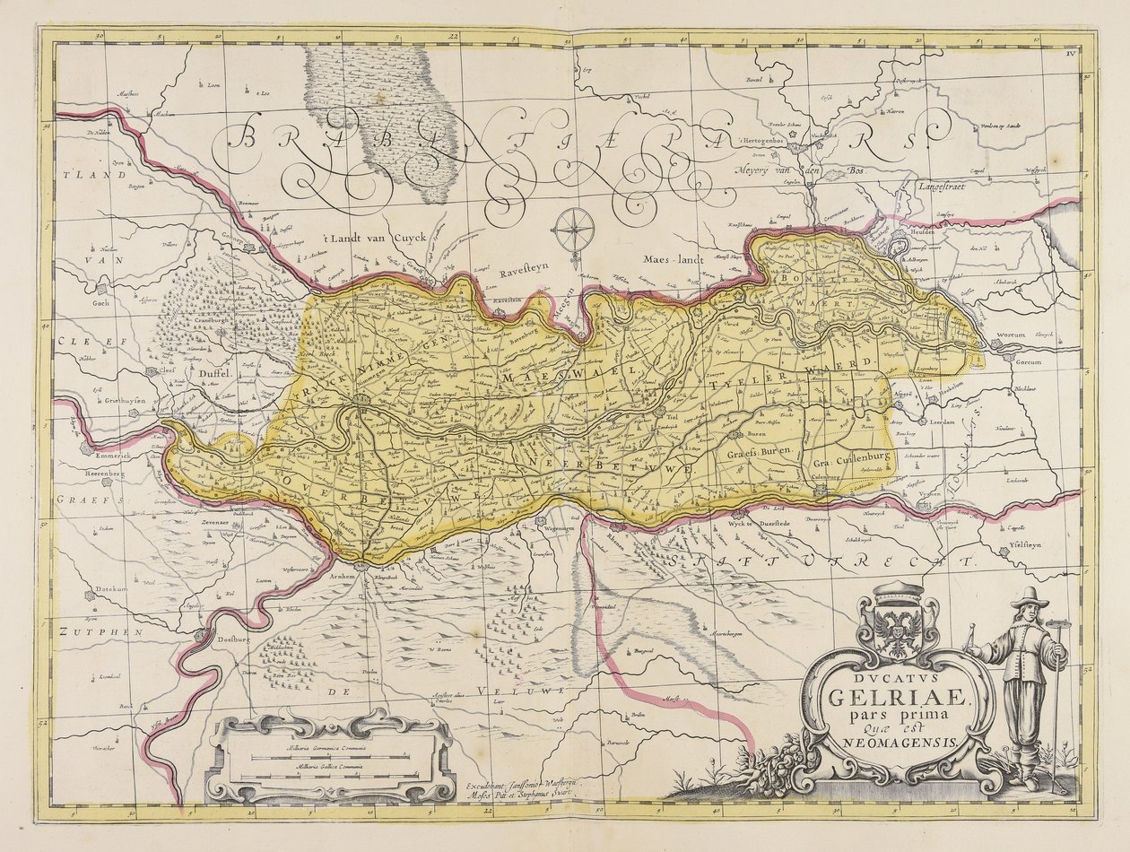 Ducatus Gelriae pars prima von Unbekannter Künstler