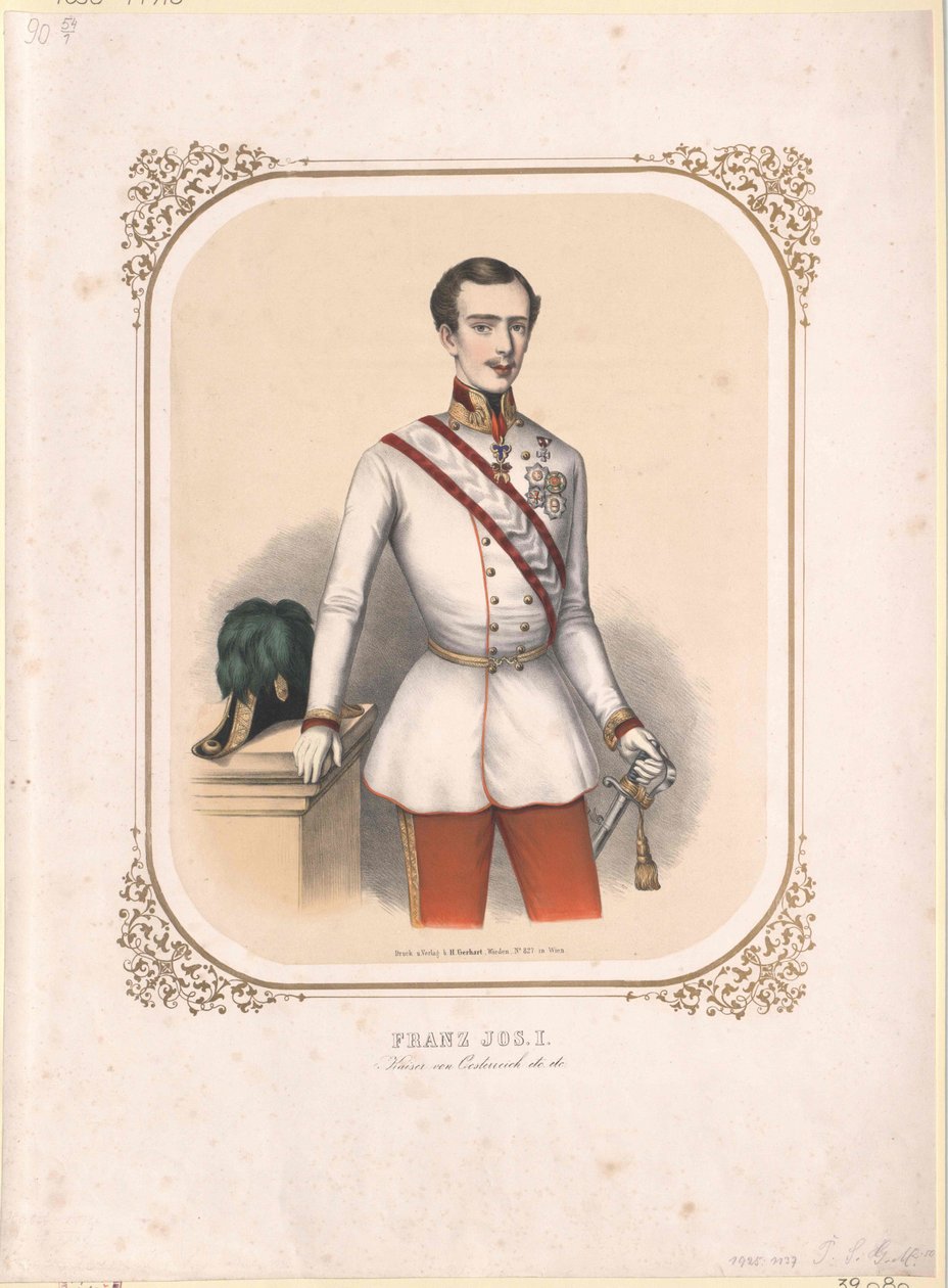 Kaiser von Österreich Franz Joseph I. von Unbekannter Künstler