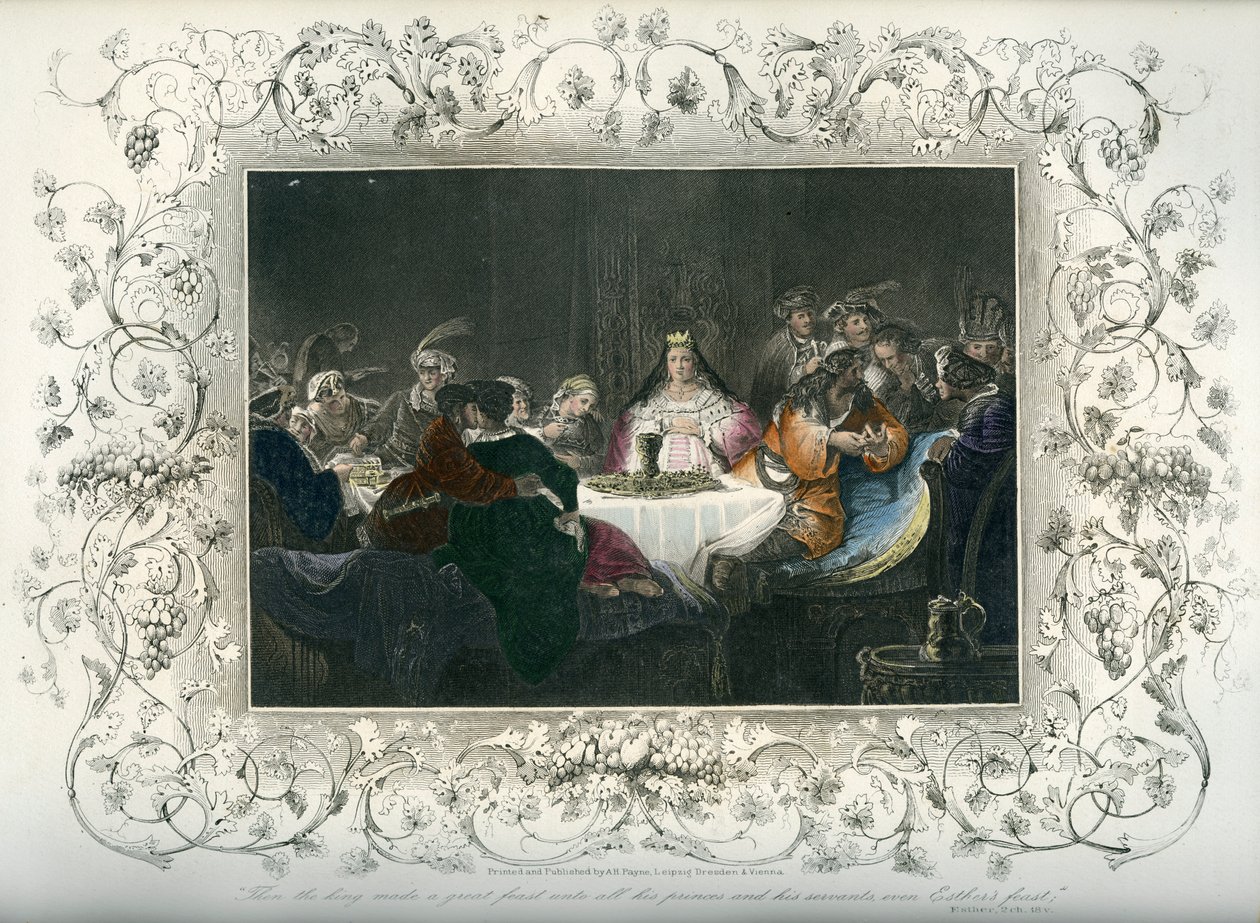 Esthers Fest - Bibel von Unbekannter Künstler