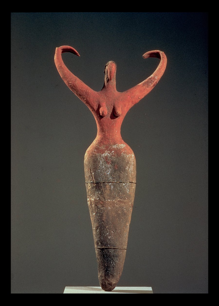 Weibliche Figurine, aus Ma