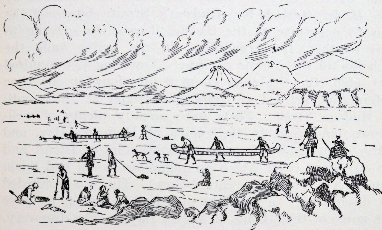 Franklins Expedition zum Polarmeer auf dem Eis von Unbekannter Künstler