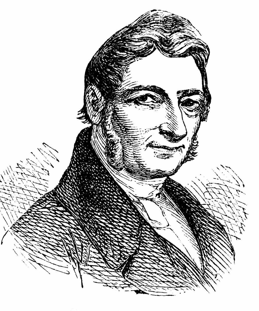 Franz Xaver Gabelsberger (1789-1849), Erfinder eines Kurzschriftsystems von Unbekannter Künstler