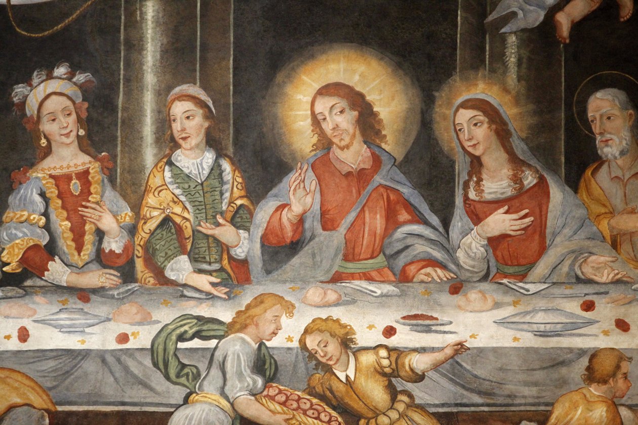 Fresko in der Basilika Santa Caterina, Galatina, Apulien, Italien von Unbekannt