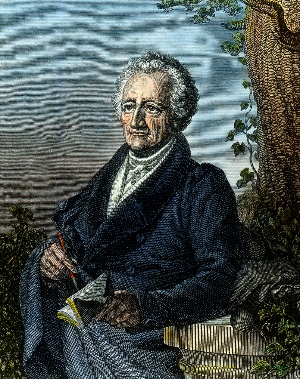 Goethe im Alter von 83 Jahren von Unbekannter Künstler