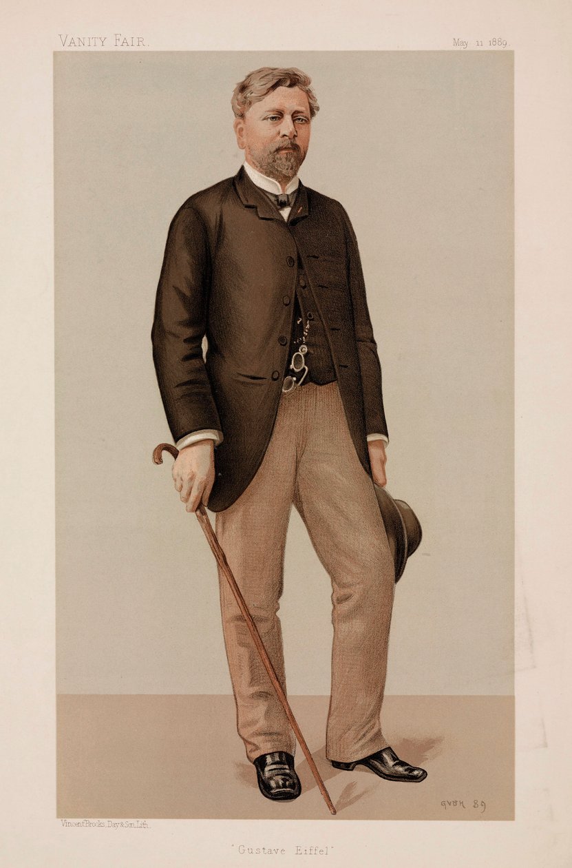 Gustave Eiffel, französischer Bauingenieur von Unbekannt