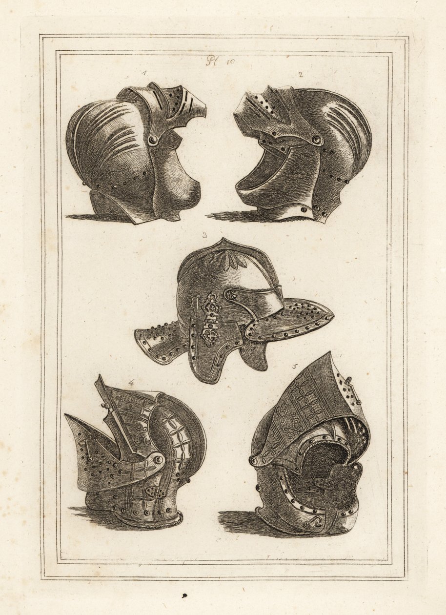 Helm von John de Courcy, Earl of Ulster, Oliver Cromwells Kopfbedeckung, Turnierhelm von Unbekannt