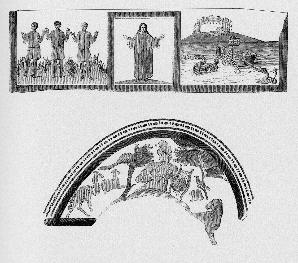Geschichte des antiken Rom. Rom-Stiche von 1872 von Unbekannt