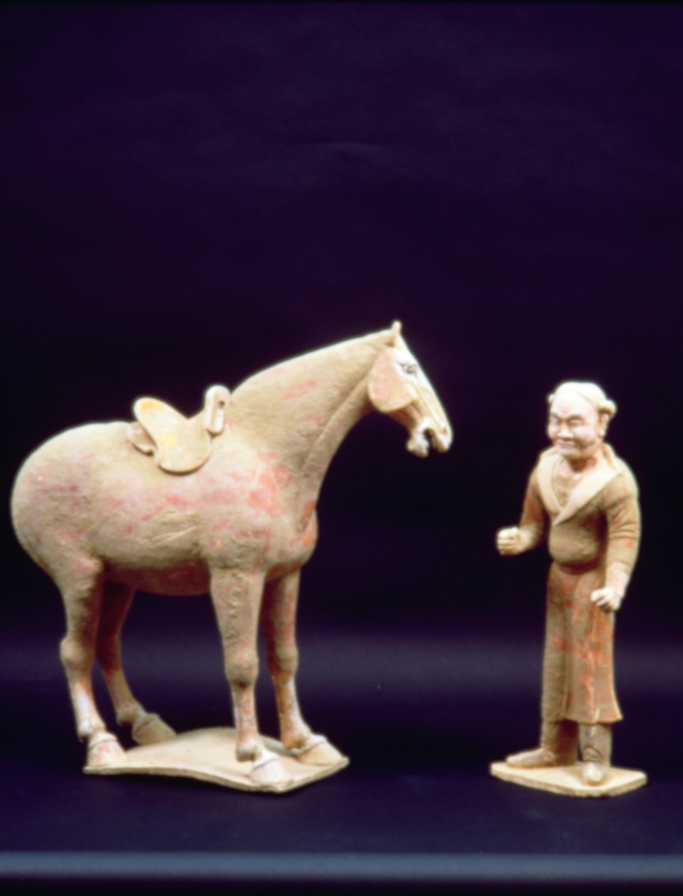Pferd und Diener, chinesisch, Tang-Dynastie (618-906) von Unbekannt