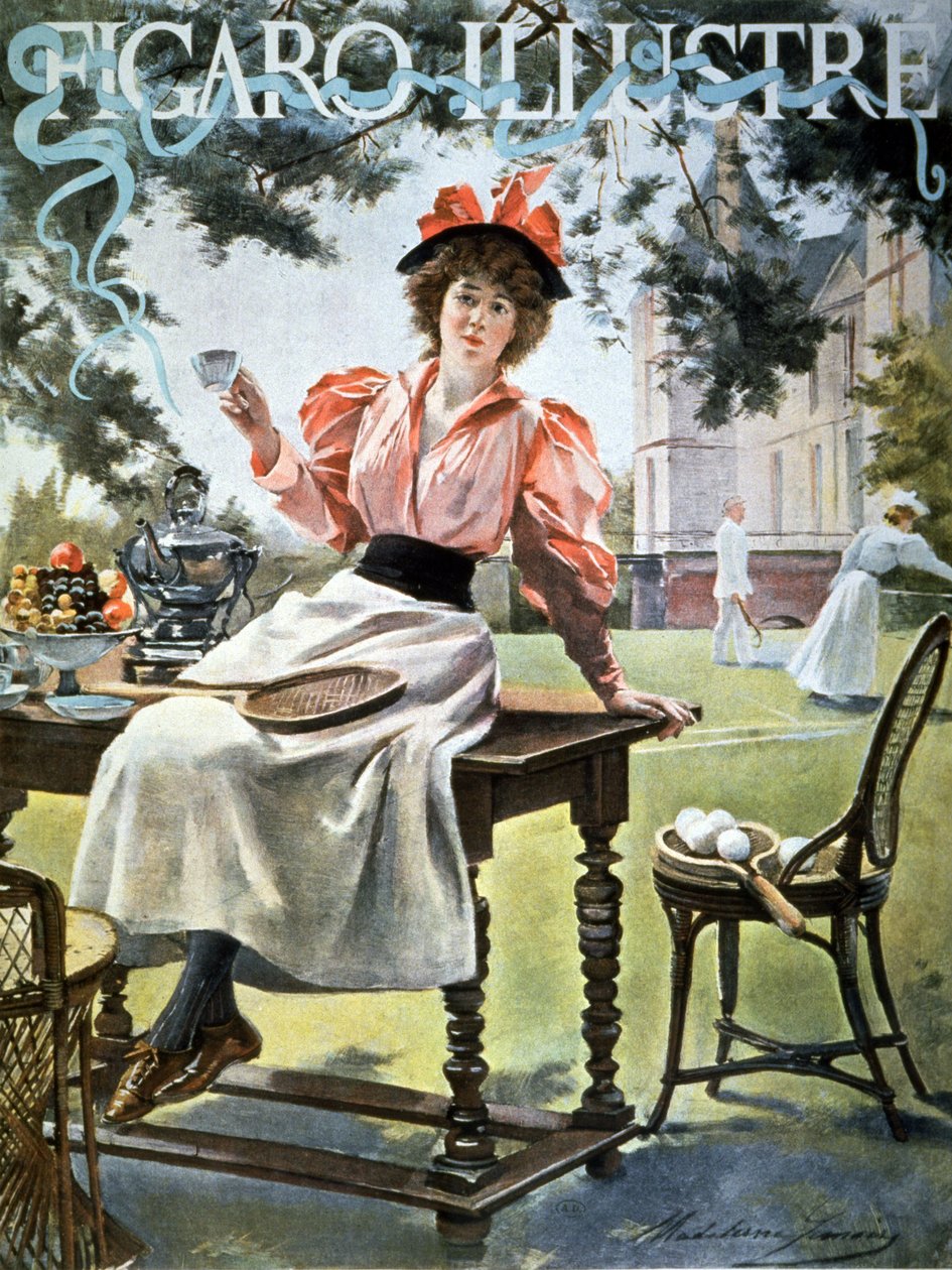 Illustration von Madeleine Lemaire in: Le Figaro Illustre, Frankreich von Unbekannter Künstler