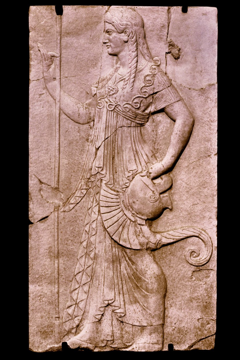 Italien: Archäologische Stätte von Herculaneum am Fuße des Vesuvs: Sacellum der vier Götter von William M. Timlin