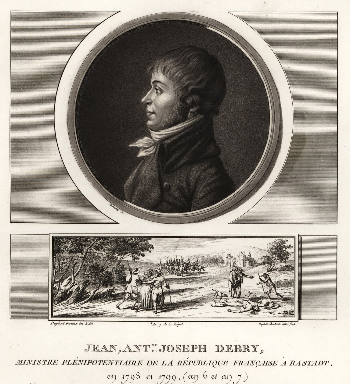 Jean Antoine Joseph Debry, Gesandter der Französischen Republik, Redner von Unbekannt