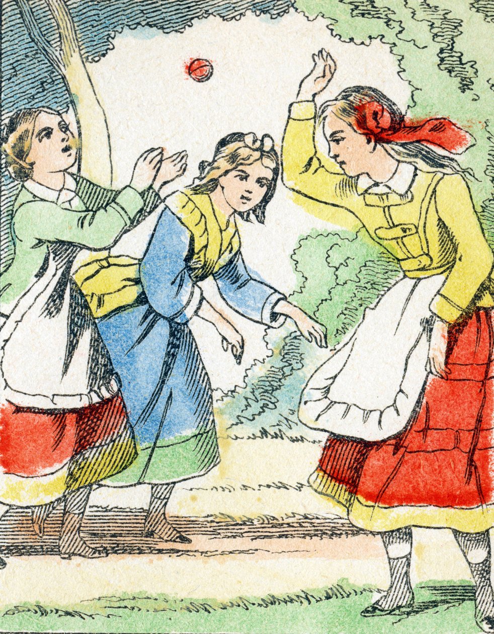 Spiel: La pelote - Kinderunterhaltung Alphabet ca. 1890 von Unbekannt