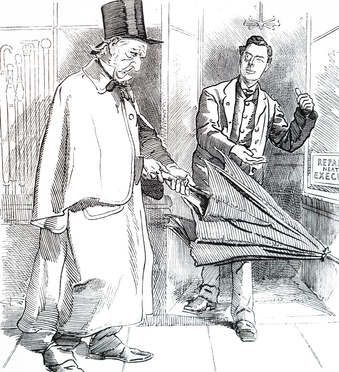 Joseph Chamberlain und William Ewart Gladstone von Unbekannt