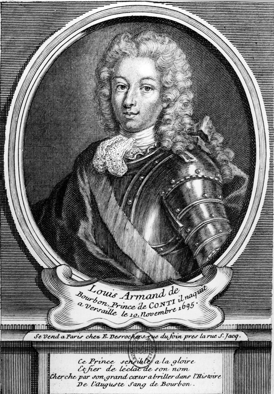 Louis Armand II, Prinz von Conti - Louis-Armand de Bourbon-Conti (1695-1727) - Louis Armand de Bourbon, Prinz von Conti (geb. 1695 in Versailles) von William M. Timlin