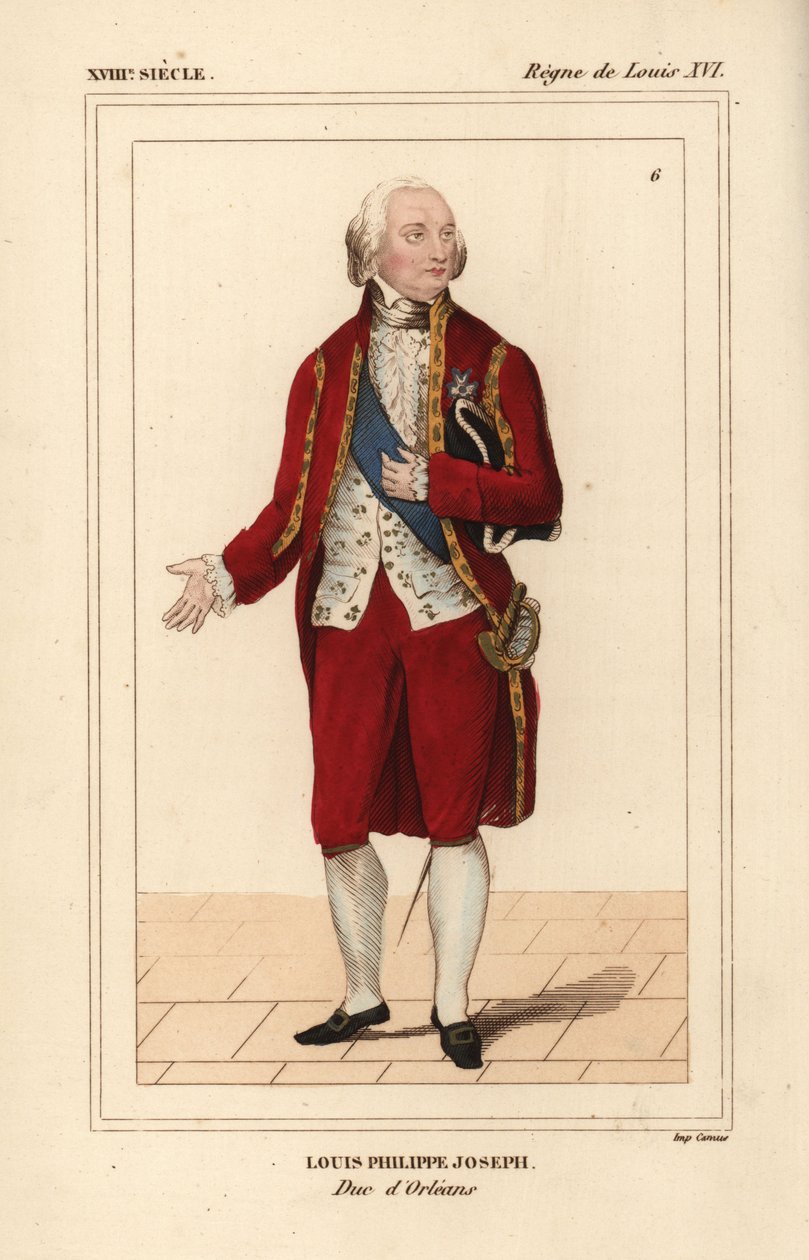 Louis Philippe Joseph, Herzog von Orleans von Unbekannter Künstler