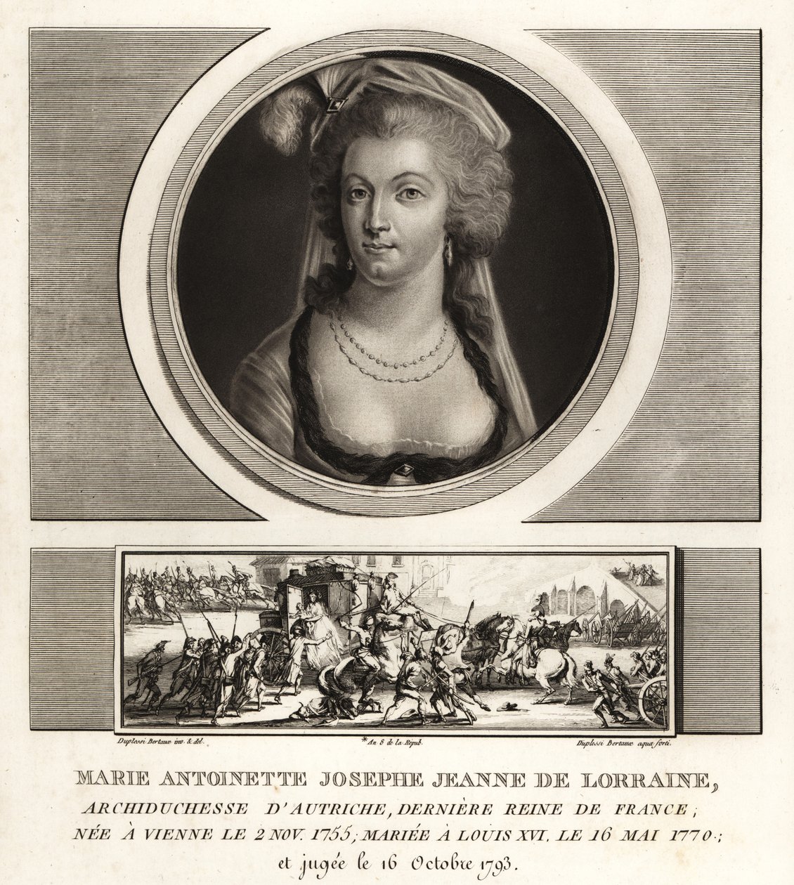 Marie Antoinette, letzte Königin von Frankreich von Unbekannt