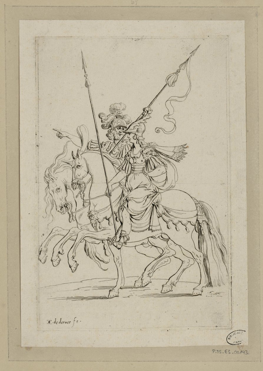 Mars und Minerva von Unbekannter Künstler