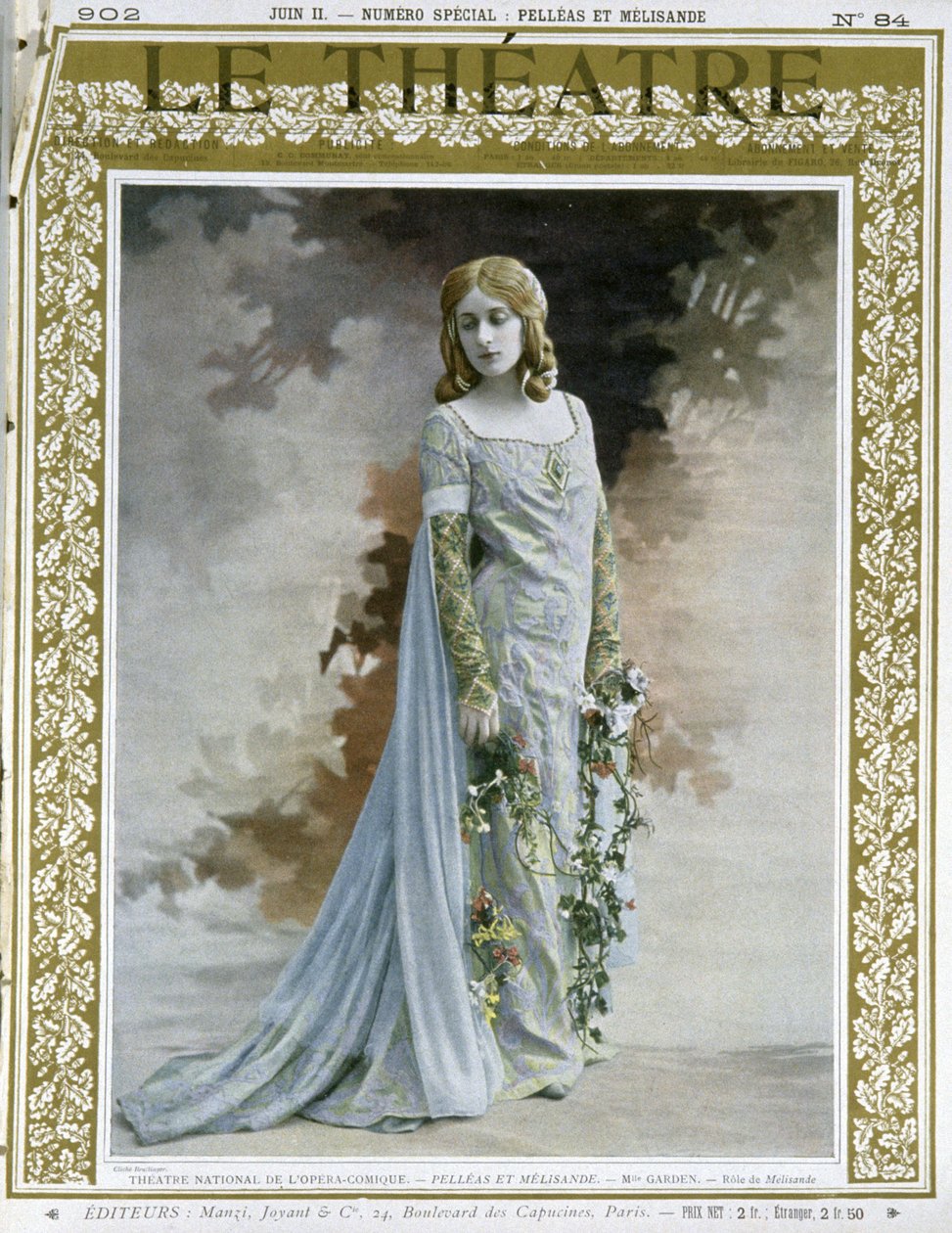 Miss Garden als Melisande von Unbekannter Künstler