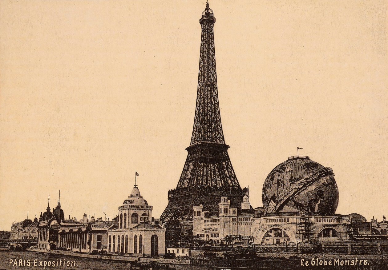 Pavillons anlässlich der Pariser Weltausstellung 1900 von Unbekannter Künstler