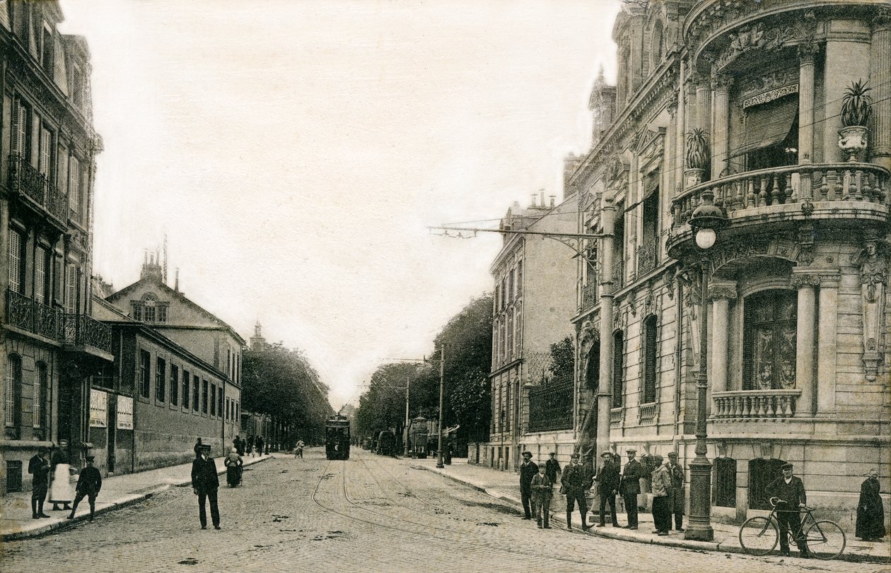 Reims: Lundy Boulevard, Ceres Esplanade zu Beginn des zwanzigsten Jahrhunderts von Benjamin Baud
