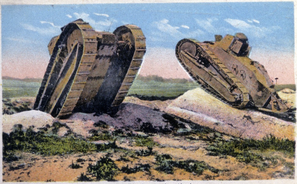 Renault-Panzer, ca. 1910 von Unbekannter Künstler