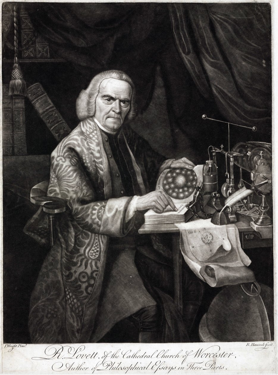 Richard Lovett, britischer Physiker, ca. 1750-1780 von Unbekannt
