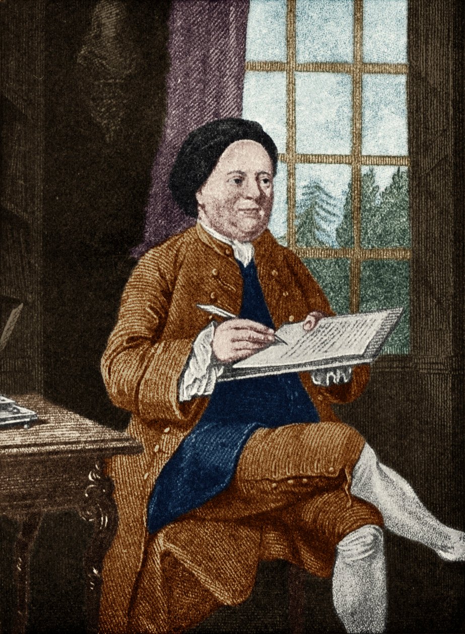 Samuel Richardson, Porträt. Englischer Autor 19. August 1689 - 4. Juli 1761. von Mason Chamberlin von Unbekannt