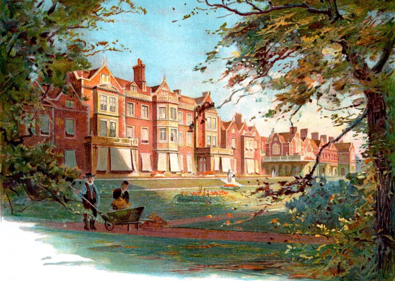 Sandringham House - Illustration aus dem späten 19. Jahrhundert von Unbekannter Künstler