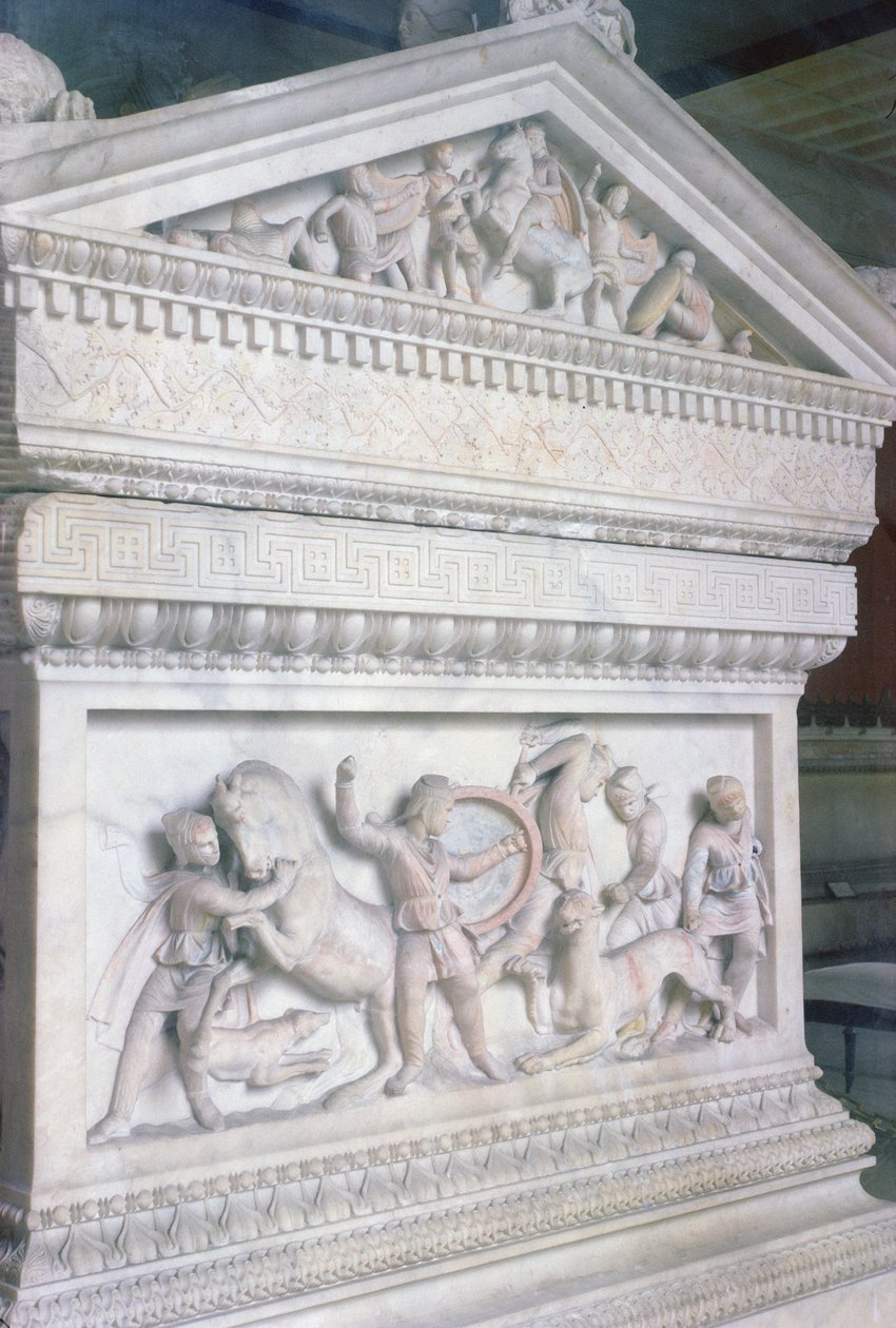 Sarkophag von Alexander dem Großen (356-323 v. Chr.) von Unbekannt